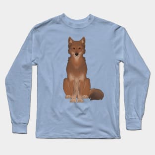 Red Wolf Long Sleeve T-Shirt